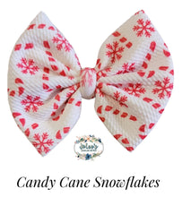 Load image into Gallery viewer, Candy Cane Snowflakes