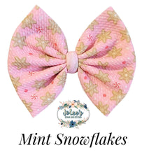 Load image into Gallery viewer, Mint Snowflakes