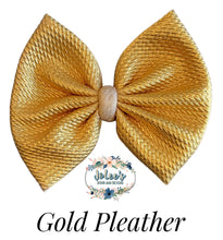 Load image into Gallery viewer, Gold Pleather