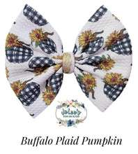 Load image into Gallery viewer, Buffalo Plaid Pumpkin