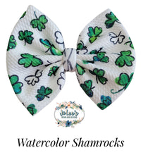 Load image into Gallery viewer, Watercolor Shamrocks