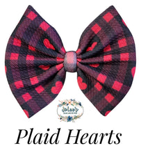 Load image into Gallery viewer, Plaid Hearts