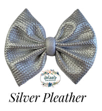 Load image into Gallery viewer, Silver Pleather