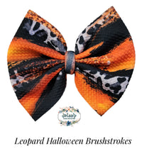 Load image into Gallery viewer, Leopard Halloween Brushstrokes