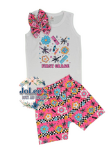 Load image into Gallery viewer, B2S - Pink Checkered Floral