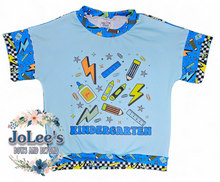 Load image into Gallery viewer, B2S - Blue Checkered Lightning Strikes