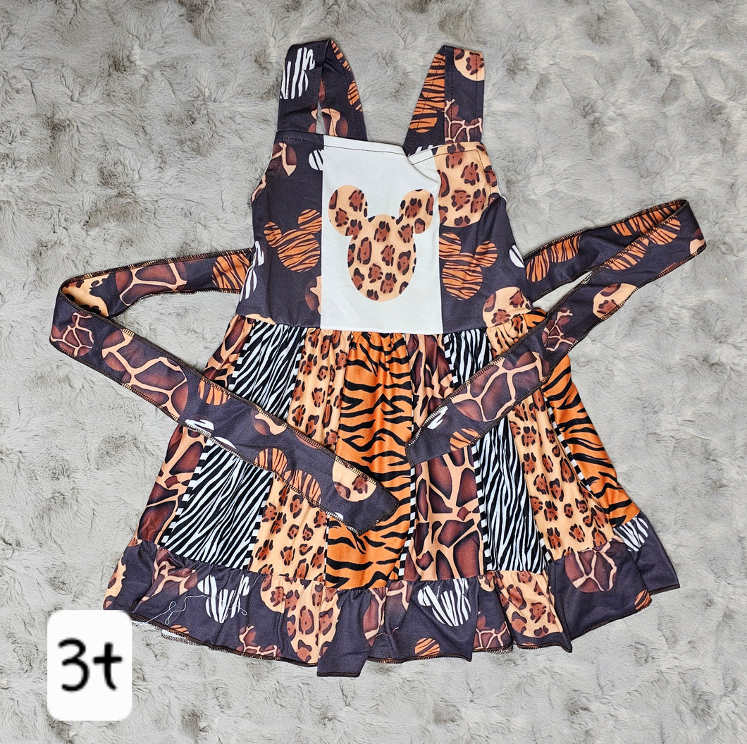 Tank Belted Leopard Dress