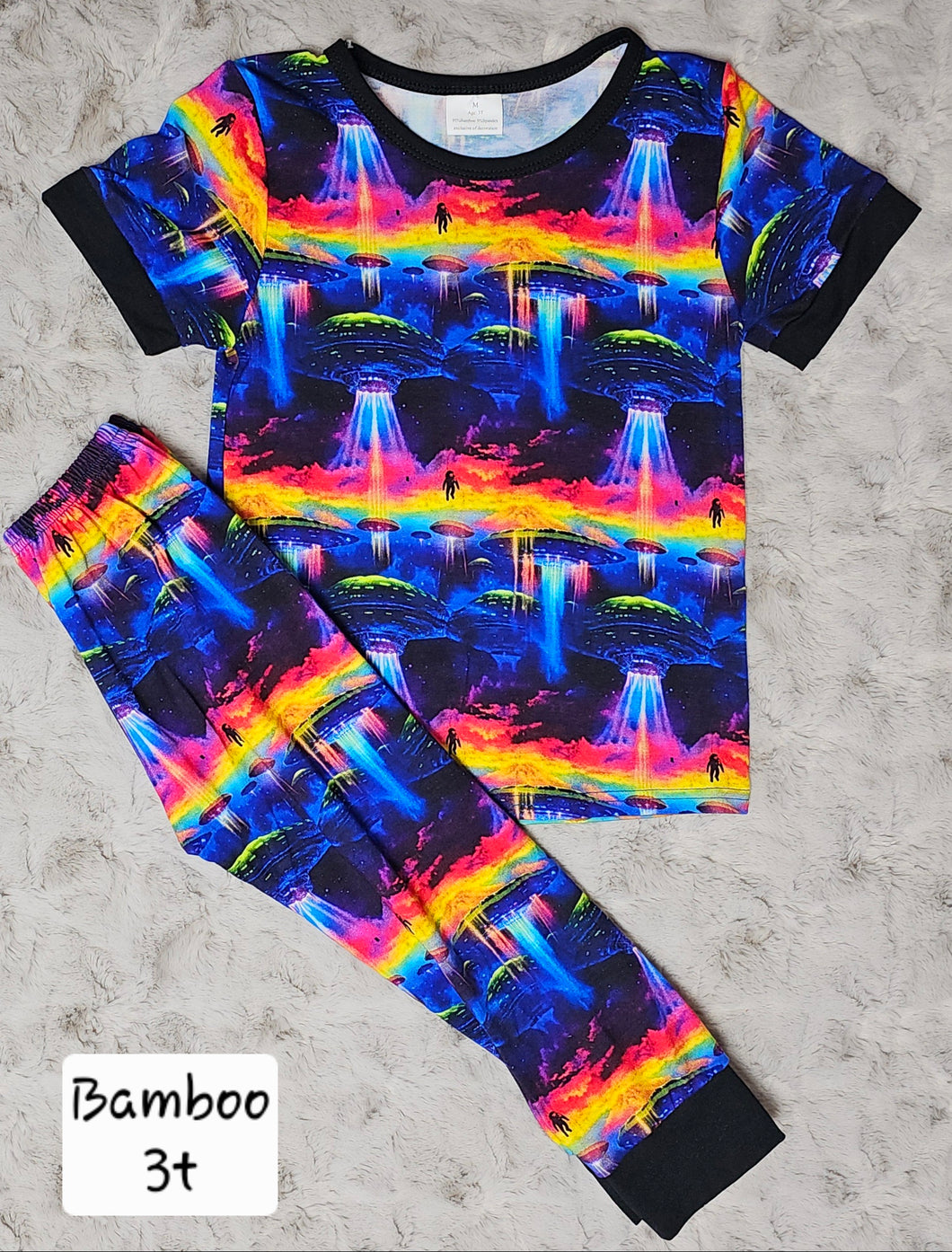 Bamboo Short Sleeve Alien PJ Set