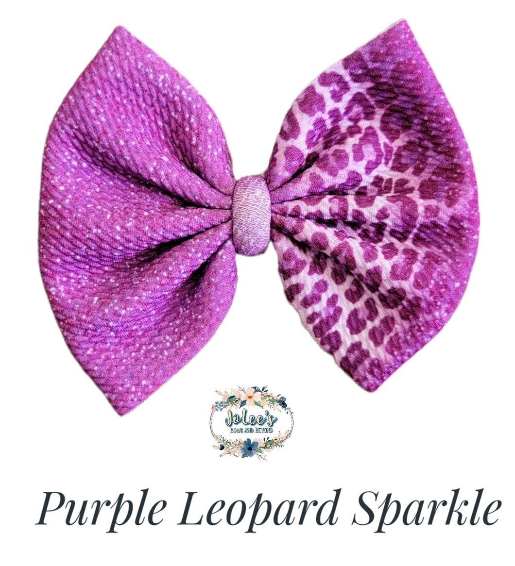 Purple Leopard Sparkle