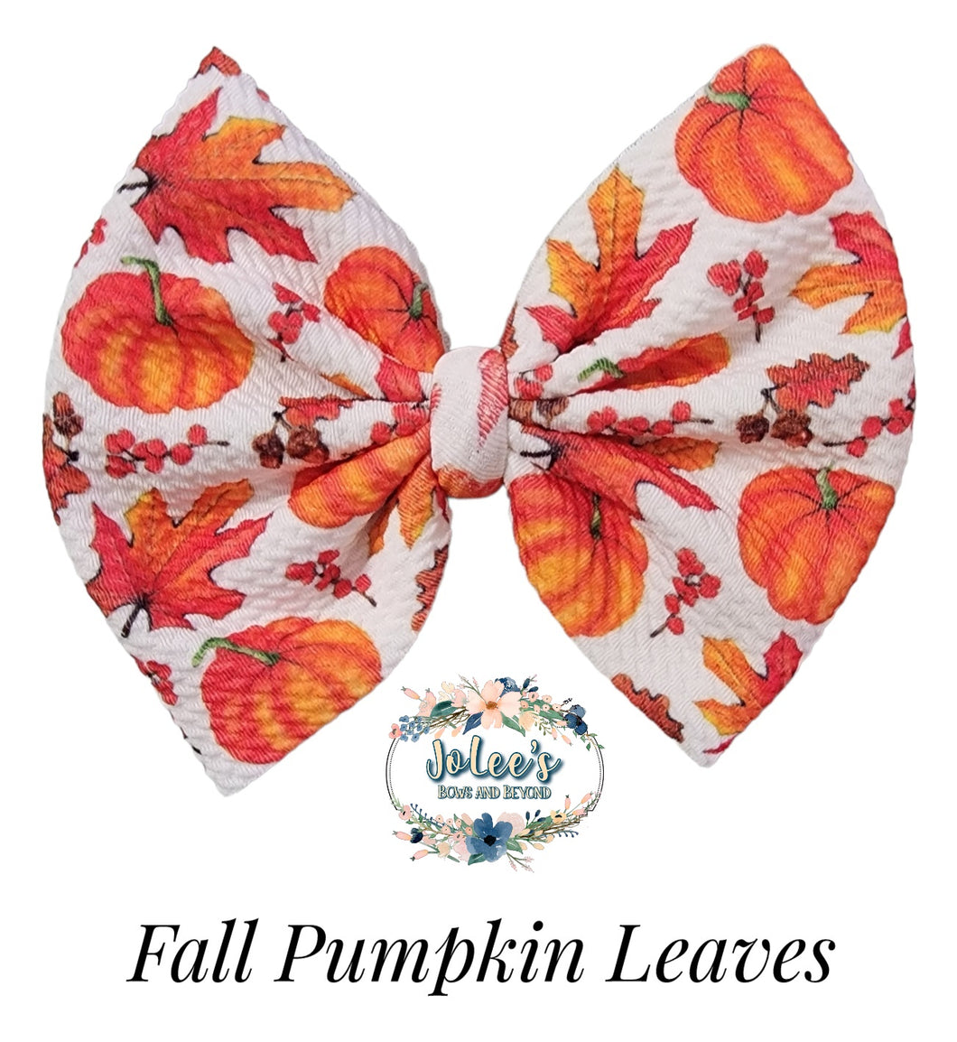 Fall Pumpkin Leaves