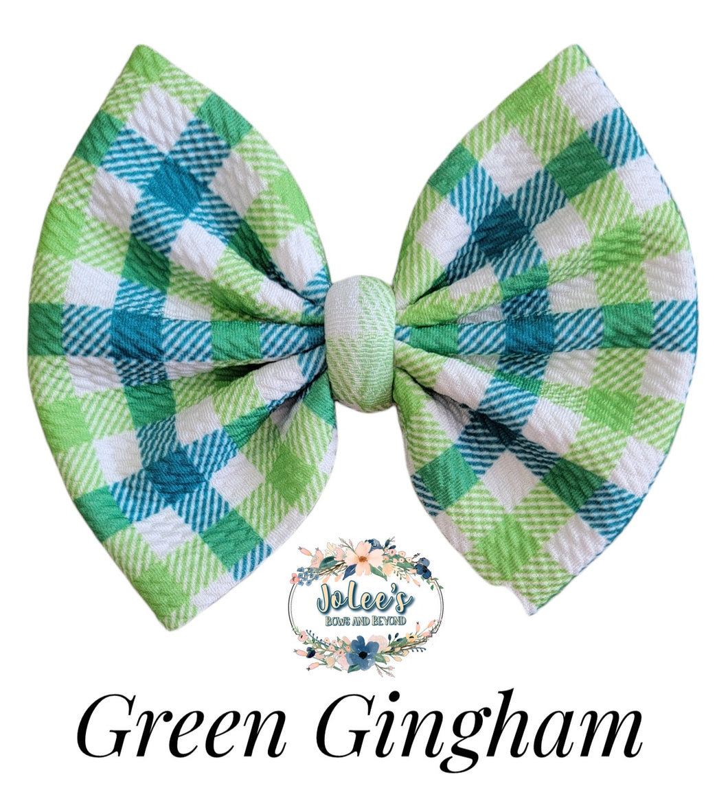 Green Gingham