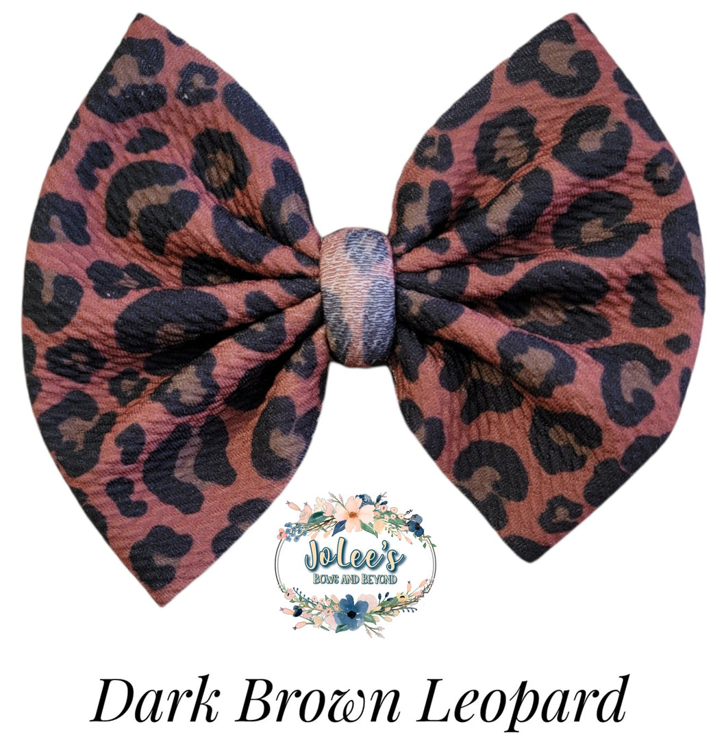 Dark Brown Leopard