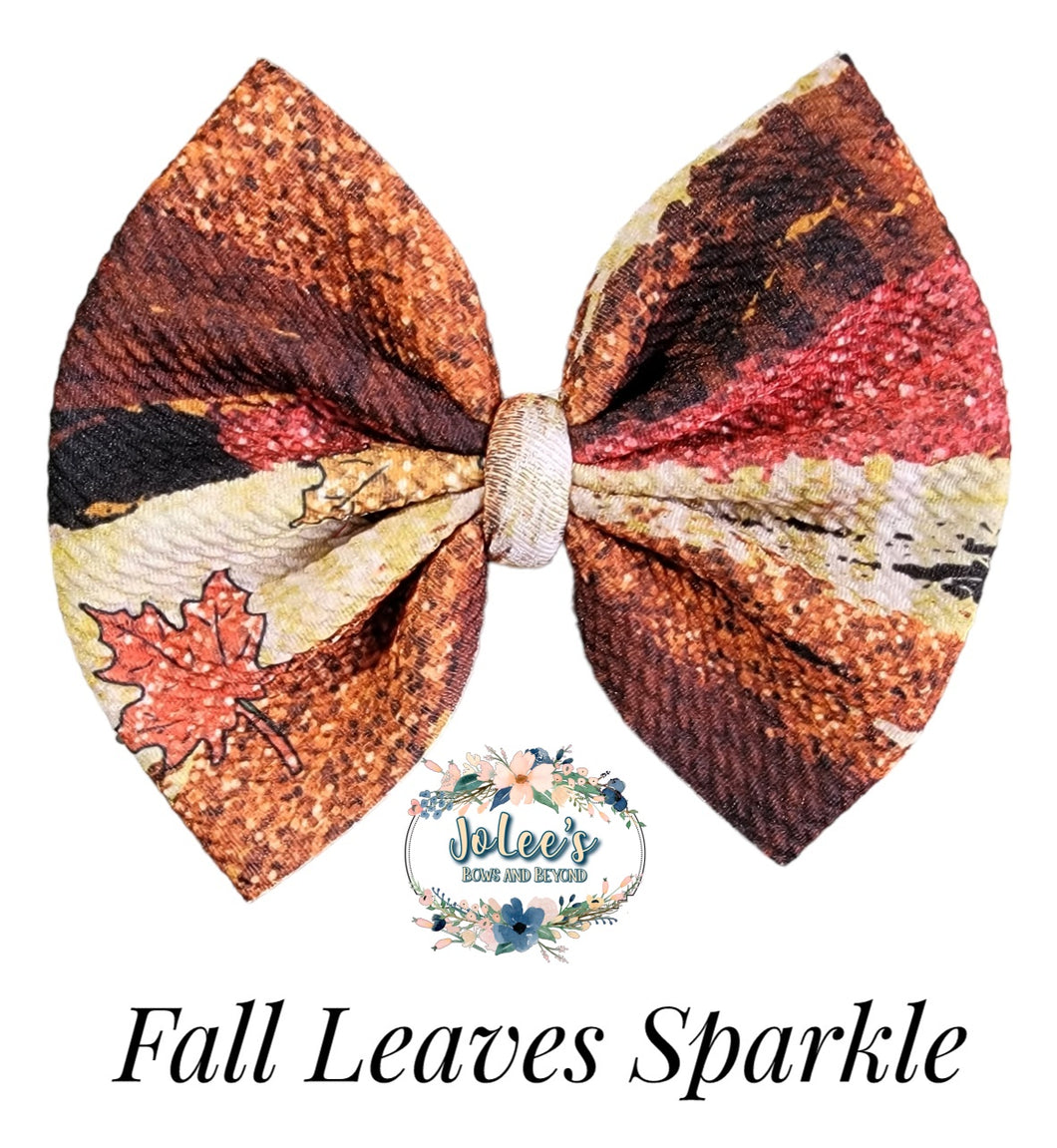 Fall Leaves Sparkle