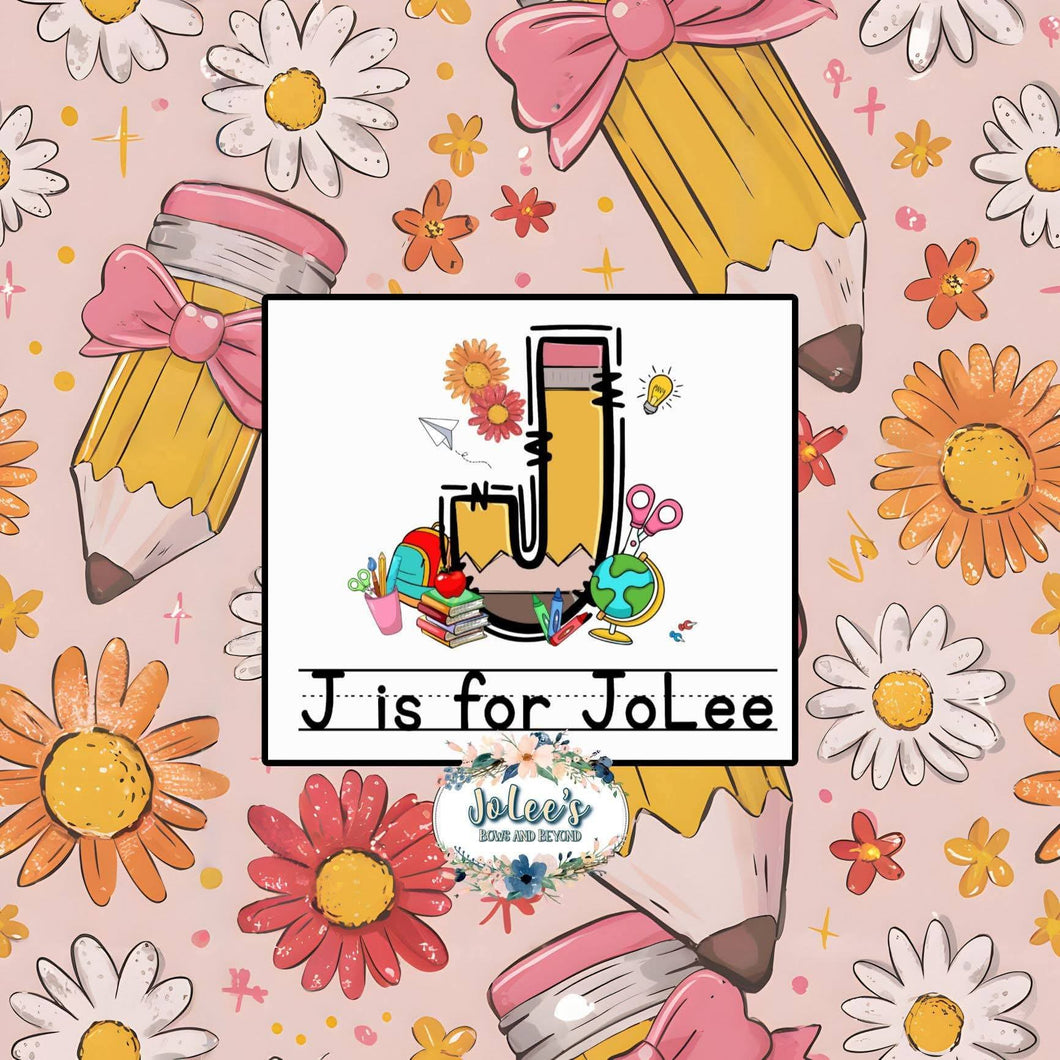 B2S - Floral Bow Pencils