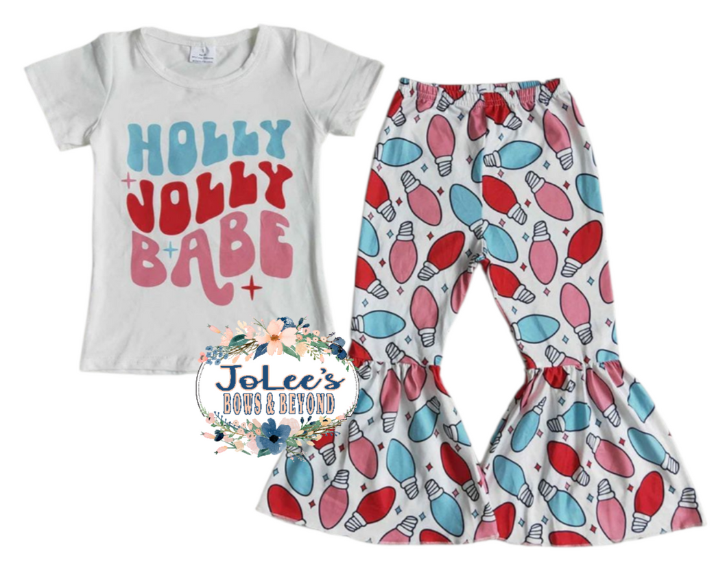 Holly Jolly Babe Bell Set
