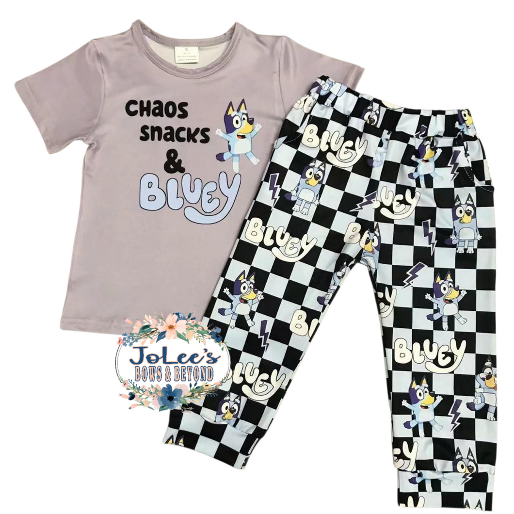 Chaos Snacks Pants Set