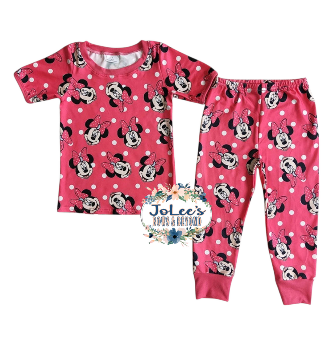 Pink Character Pants Set