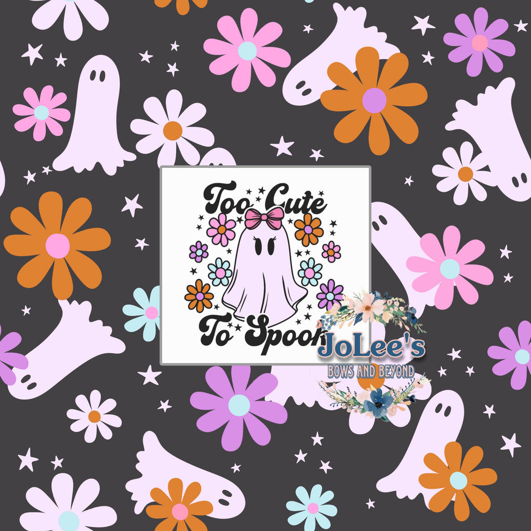 Halloween Floral Ghosts