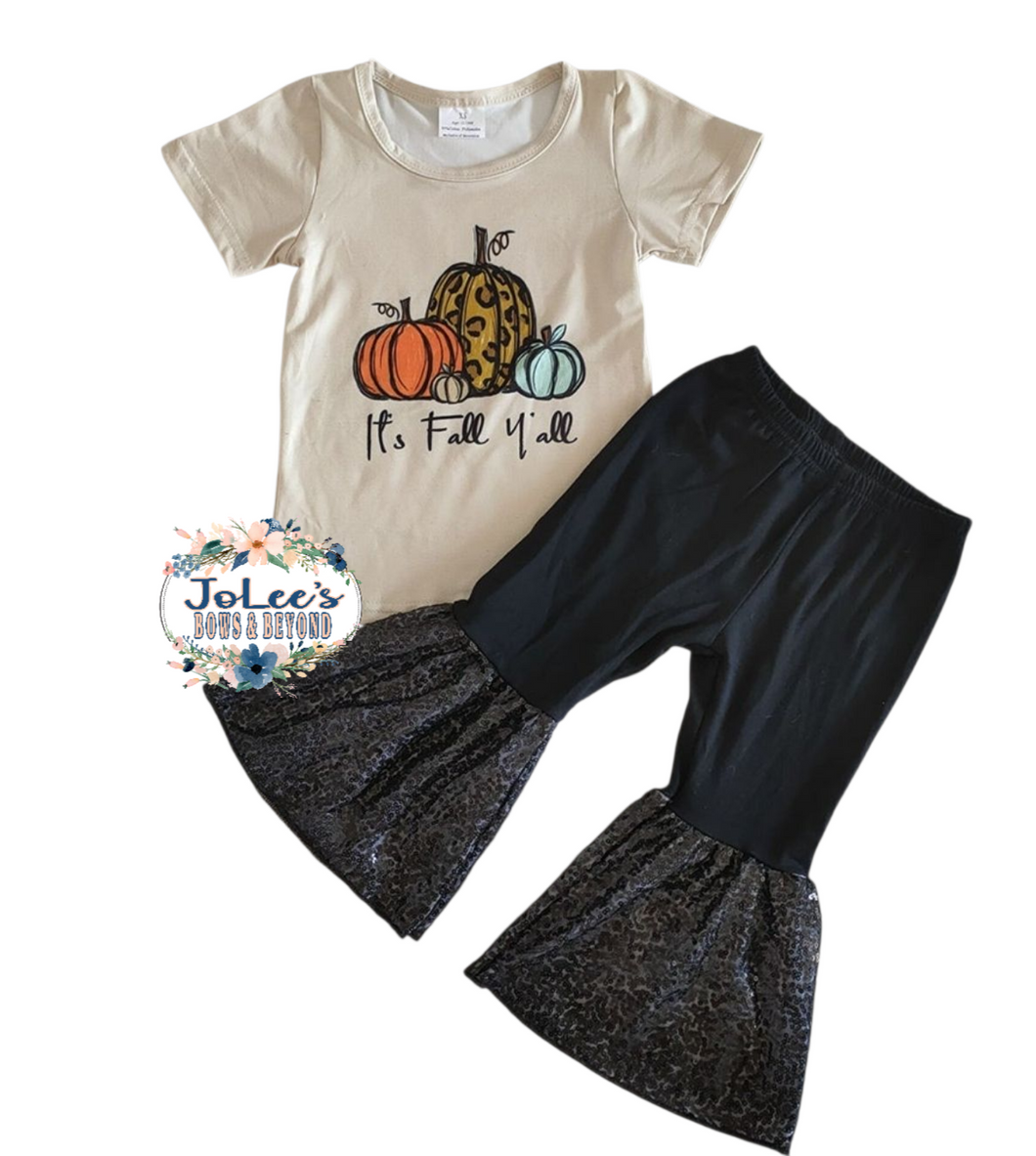 It's Fall Ya'll Short Sleeve Bell Set