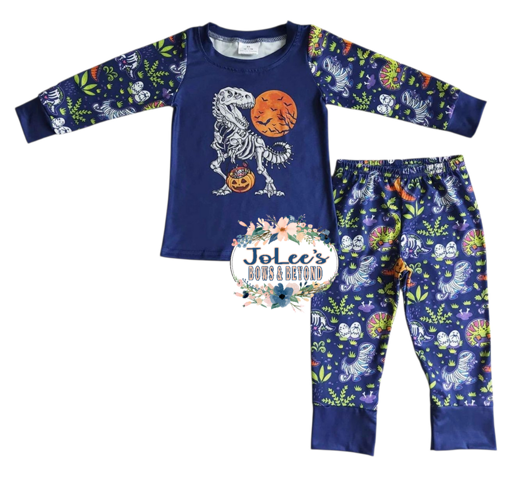 Dinosaur Long Sleeve Pants Set