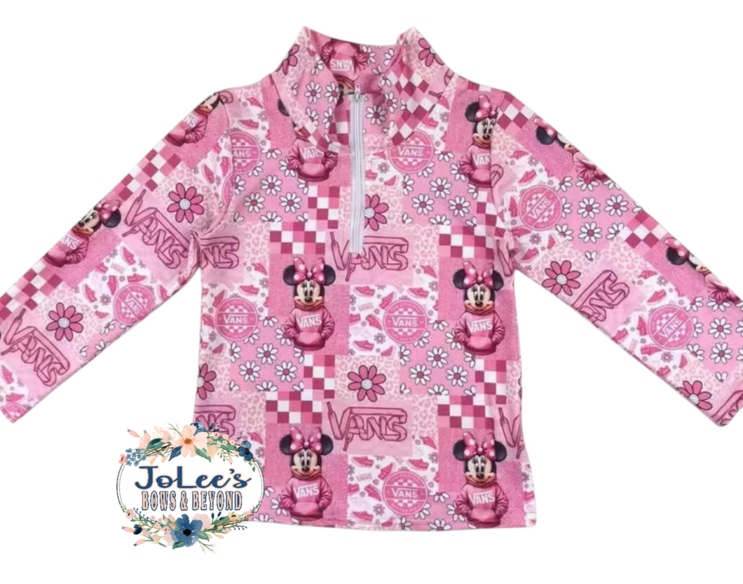 Pink Shoes Character Pullover